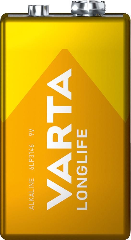 Batterie LONGLIFE 9V E-Block, 1-er Bli. Varta