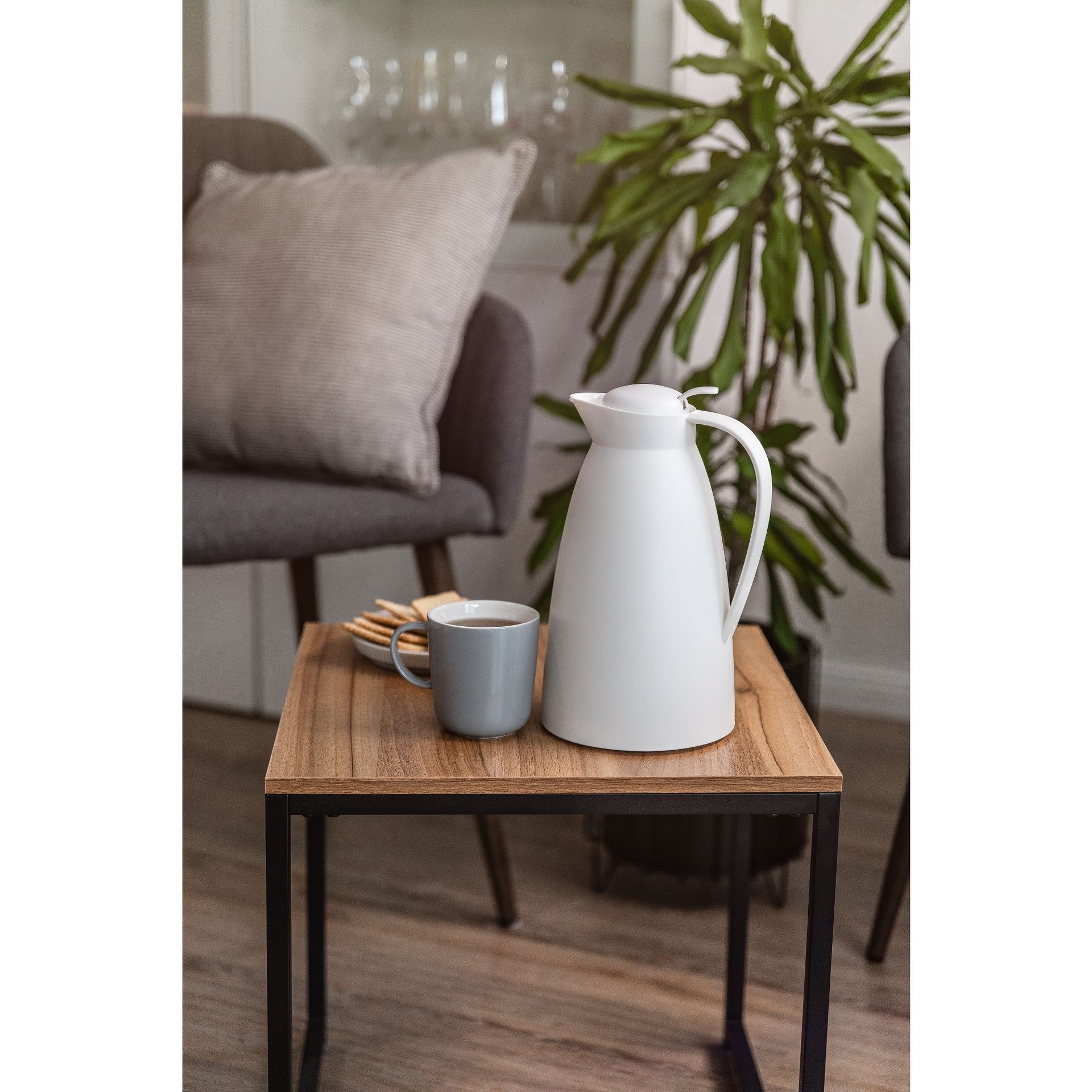 Isolierkanne Eco 1Liter weiß