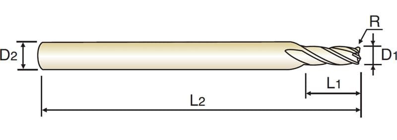 4G MILL Z4 FRÄSER MIT ECKENRADIUS