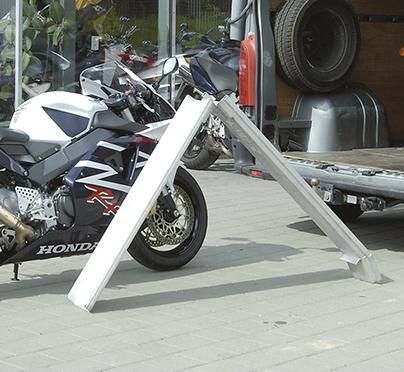 Verladeschiene Aluminium L2000xFB150 mm mit Rand Tragkraft 400 kg/Paar