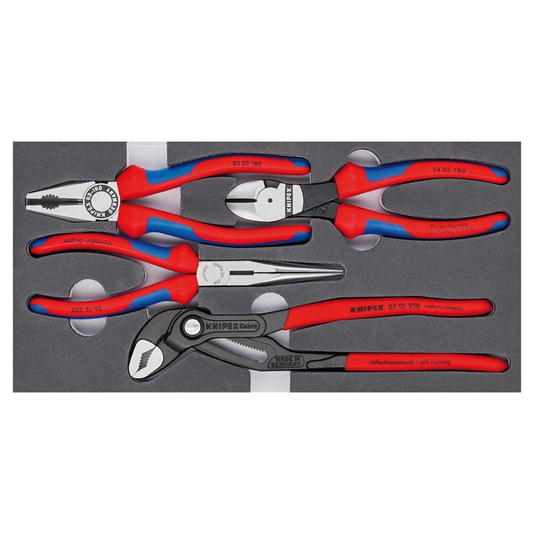 KNIPEX Zangensatz, verchromt