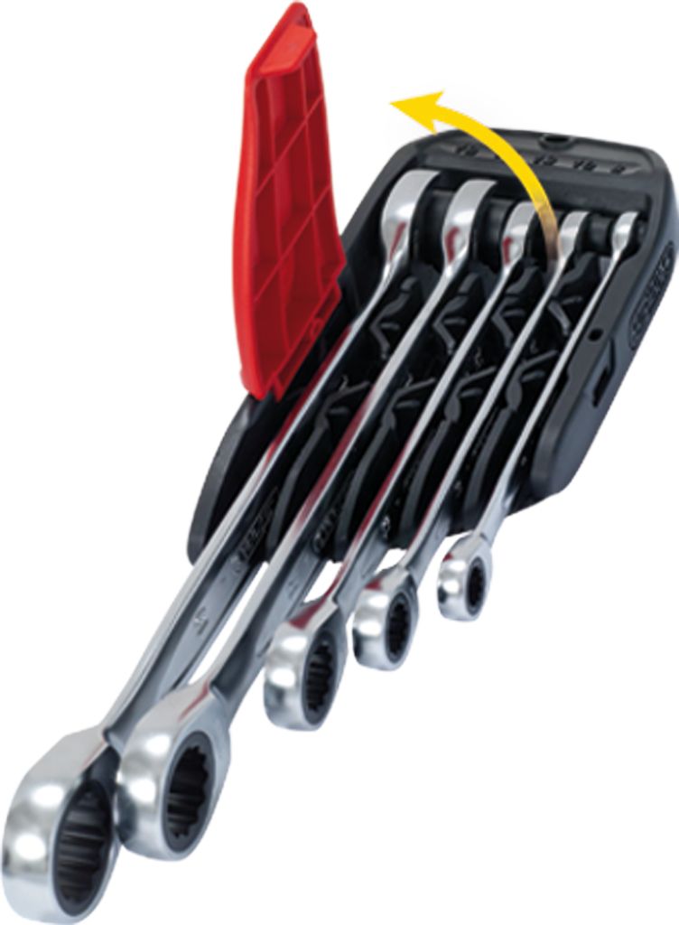 KS Tools DUO GEAR Ringmaulschlüssel-Satz, Maul