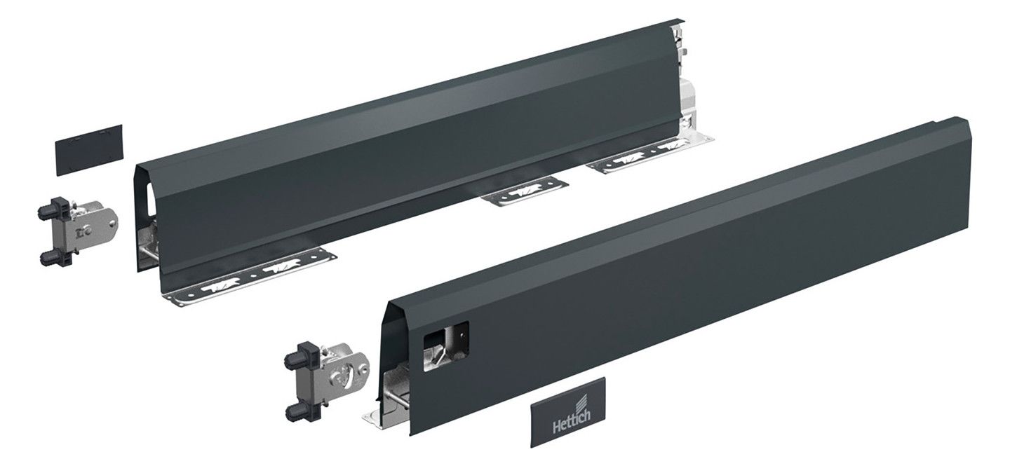 HETTICH Stahlschubkastenzargen Set ArciTech anth.