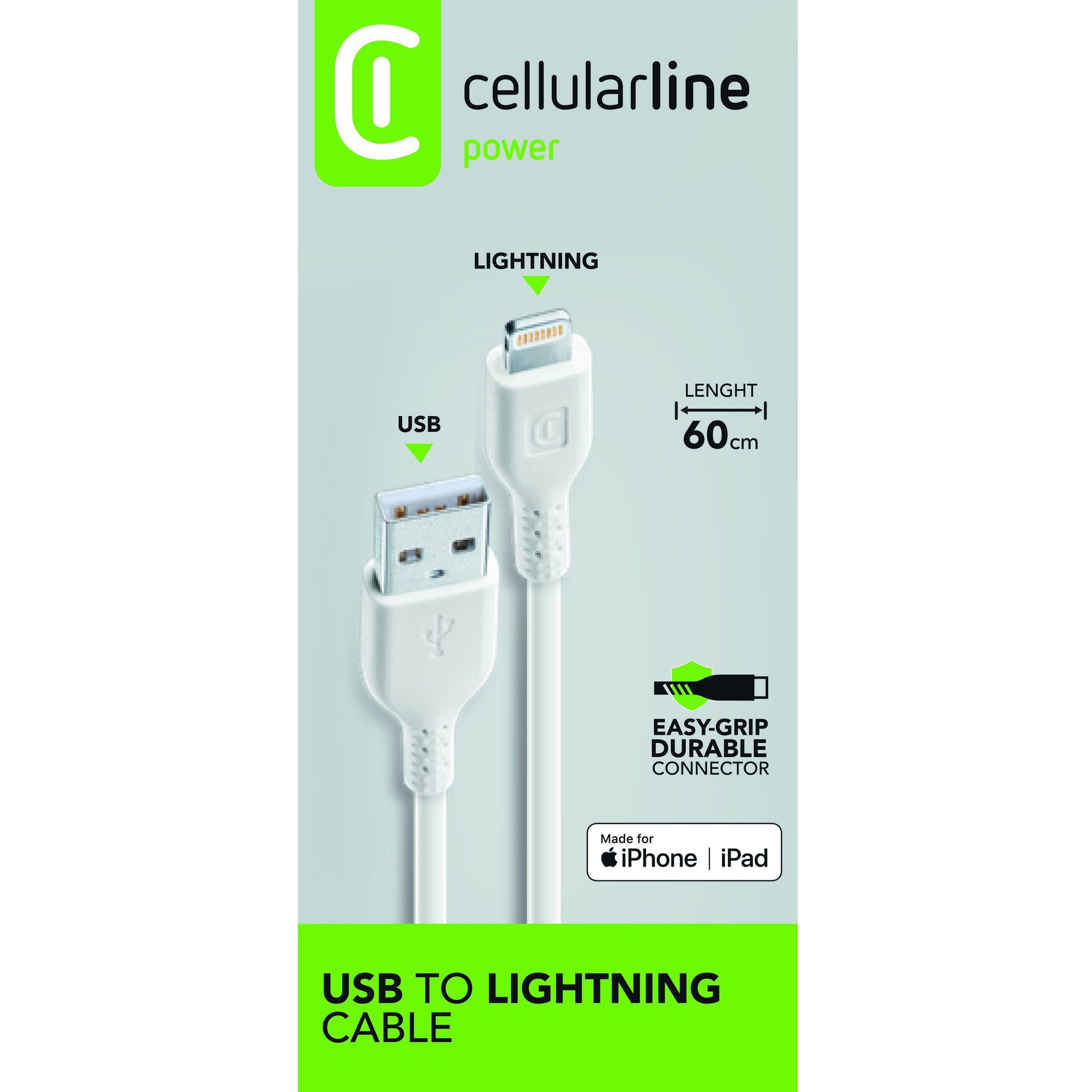 Kabel USB-A/Lightning   6m ws