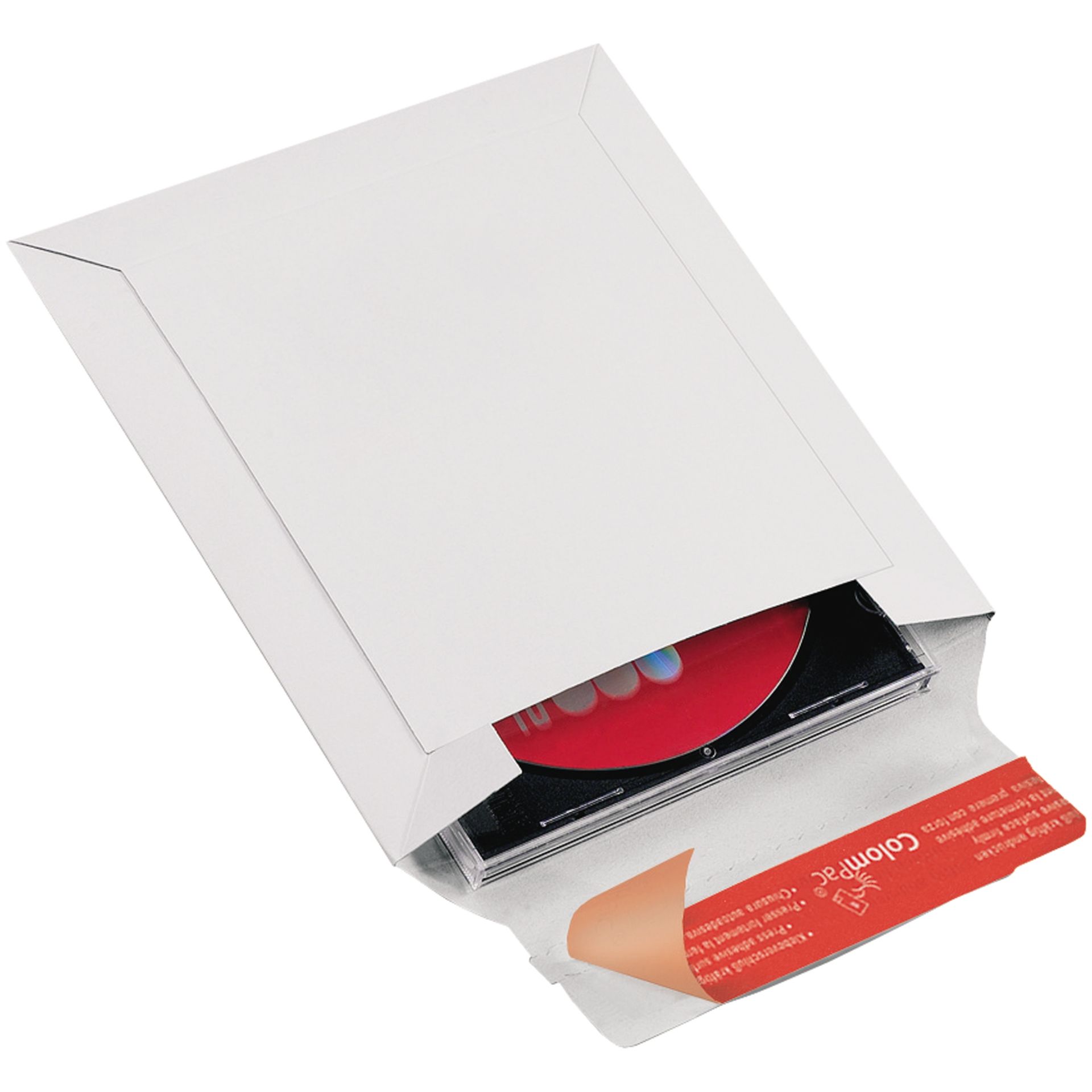 CD-Versandtasche Jewel-Case 160x175mm ws