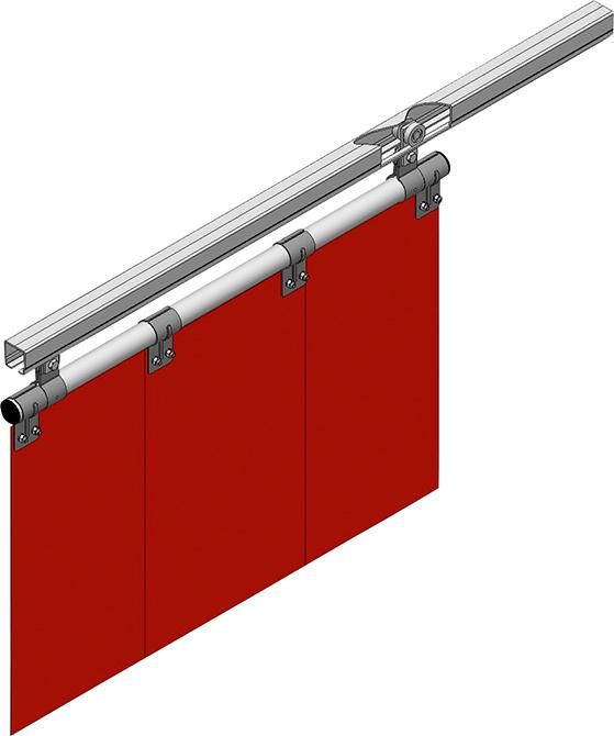 Lamellenaufhängung svb Pendelschale blau