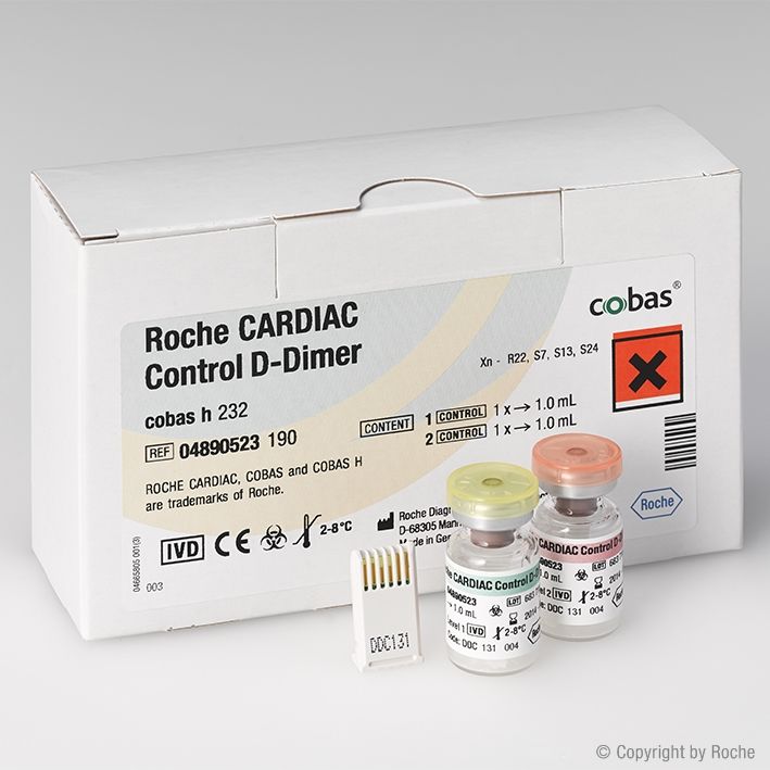 Roche CARDIAC Control D-Dimer (2 x 1 ml)**Kühlware**