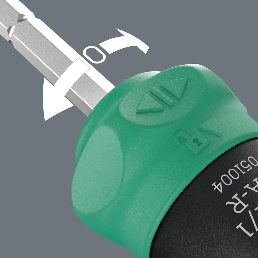 WERA Bit-Magazinhandhalter 1/4" Kraftform Kompakt 20RA-R 6-teilig in Tasche