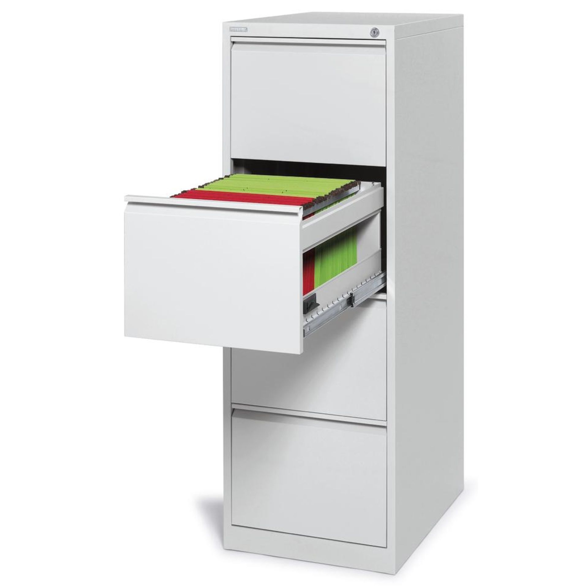 Hängeregistraturschrank 460x1320x420mm 4Schübe l.gr