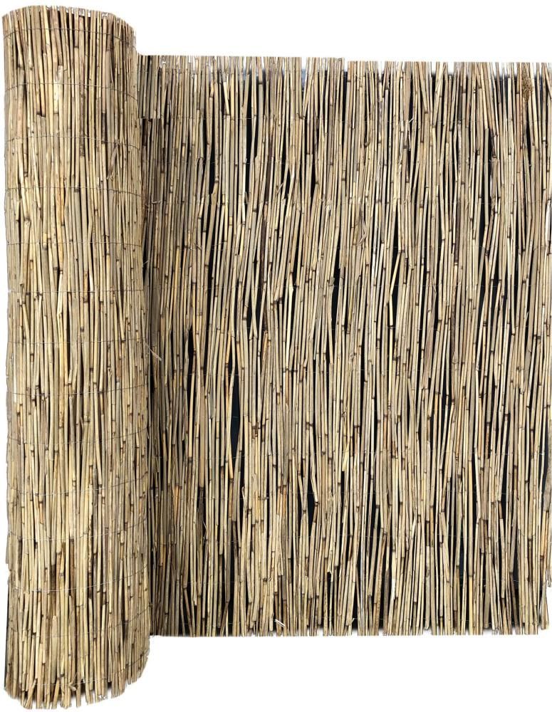 SYLT Schilfrohrmatte 6,00 x 1,00 m mit verzinktem Draht