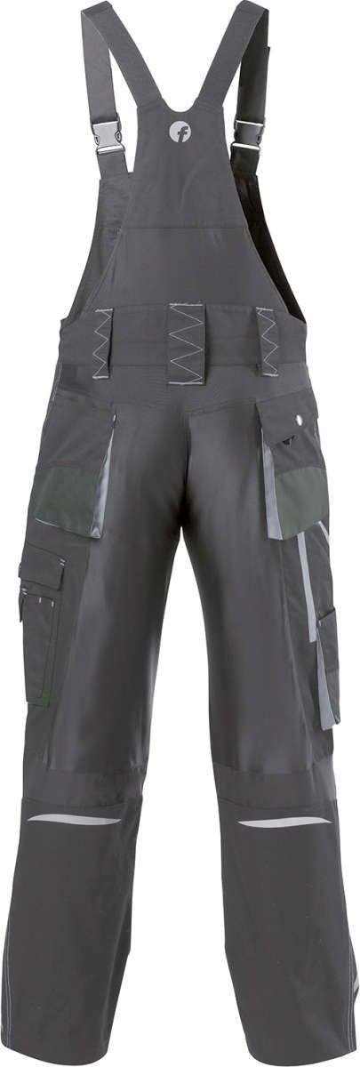 FORTIS H-Latzhose 24, d-grau/hellgrau,Gr.62