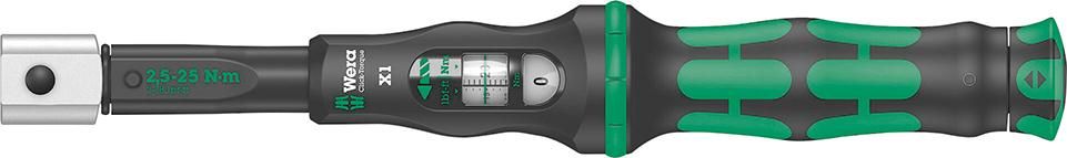 Drehmomentschlüssel Click-Torque X 1 2,5- 25 Nm 9x12mm Wera
