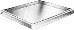 Deckel transparent für Einsatzkasten B99x99 mm LA-KA-PE