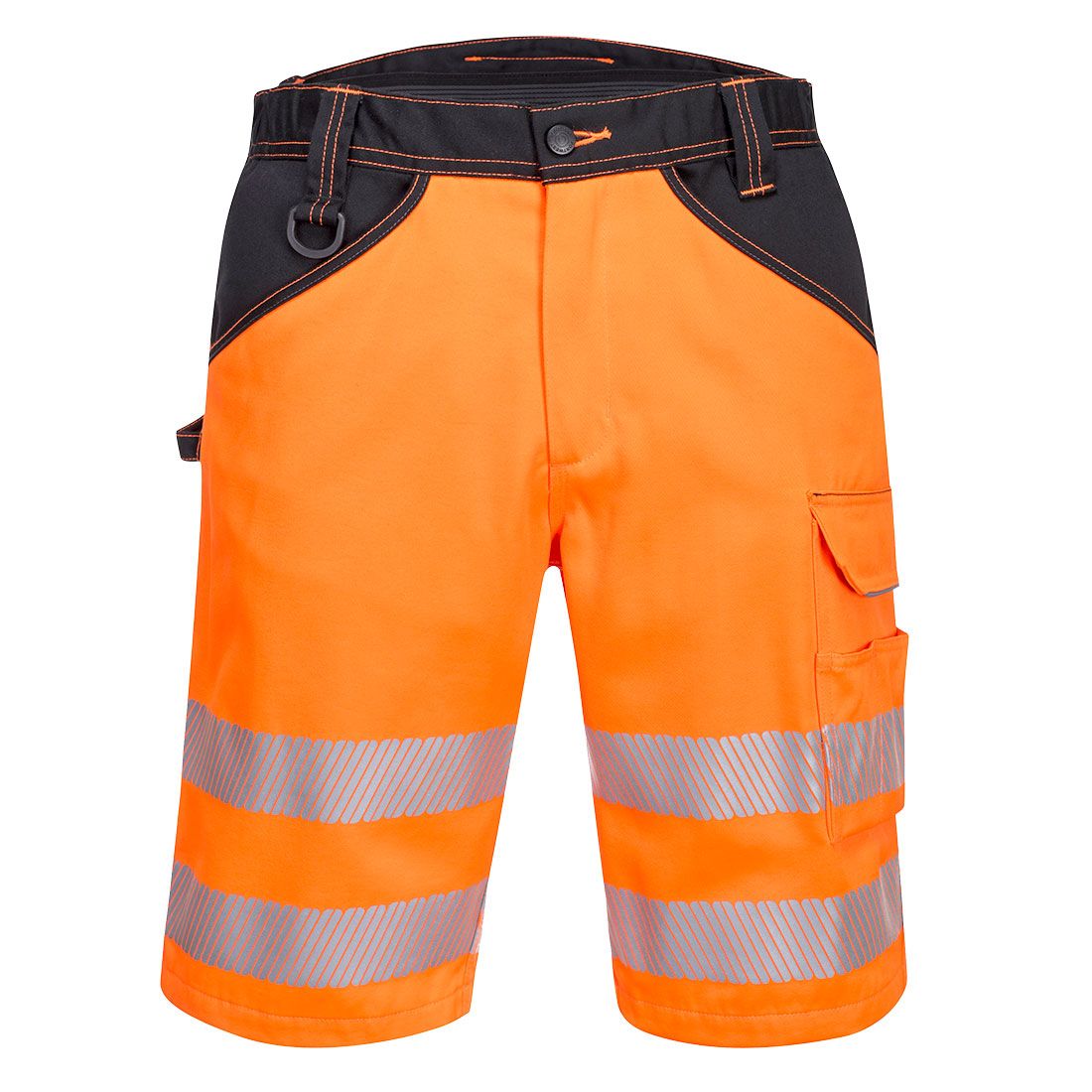 Portwest PW3 Warnschutz-Shorts, Orange, Gr. 40