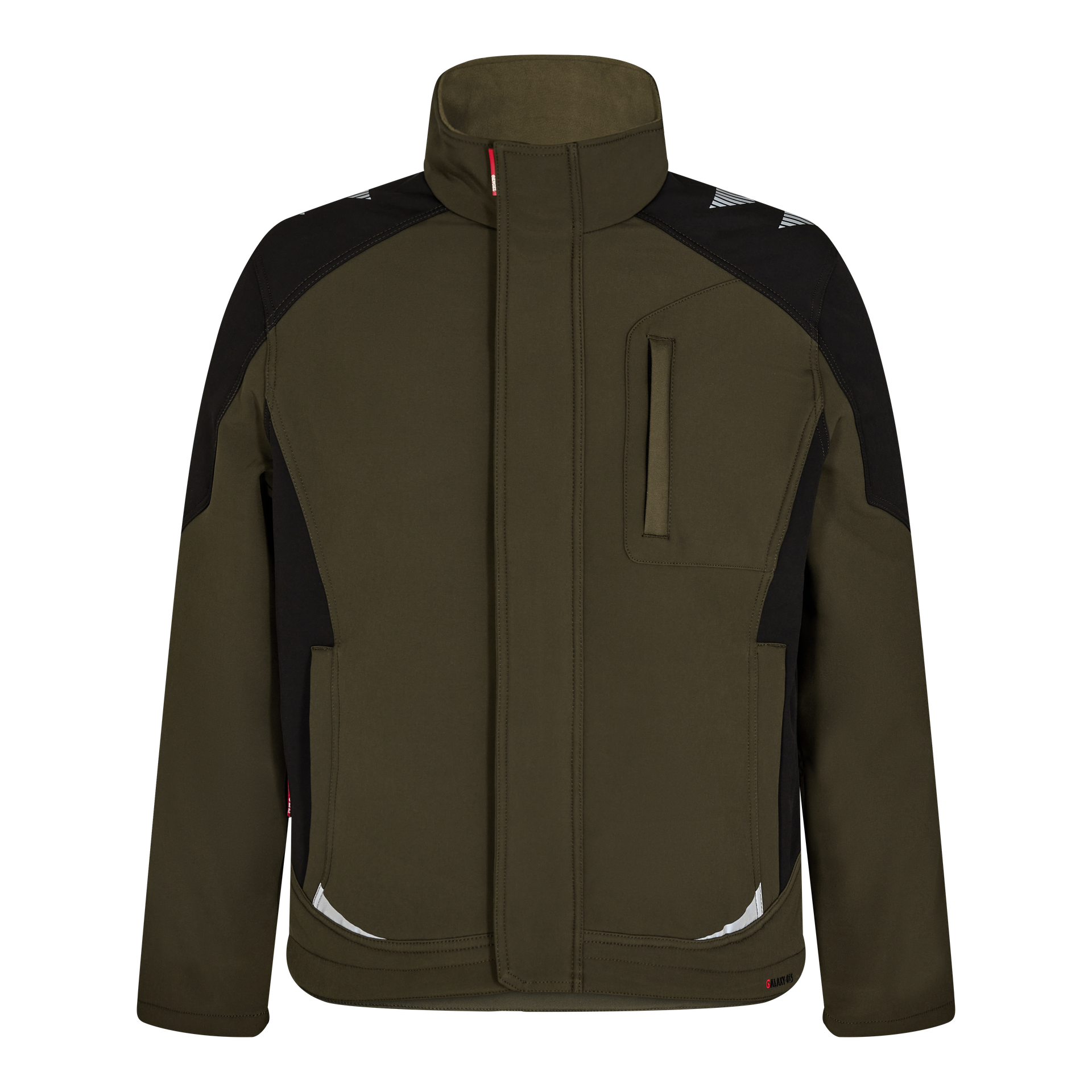 Galaxy Softshelljacke Forest Green/Schwarz, Gr. L