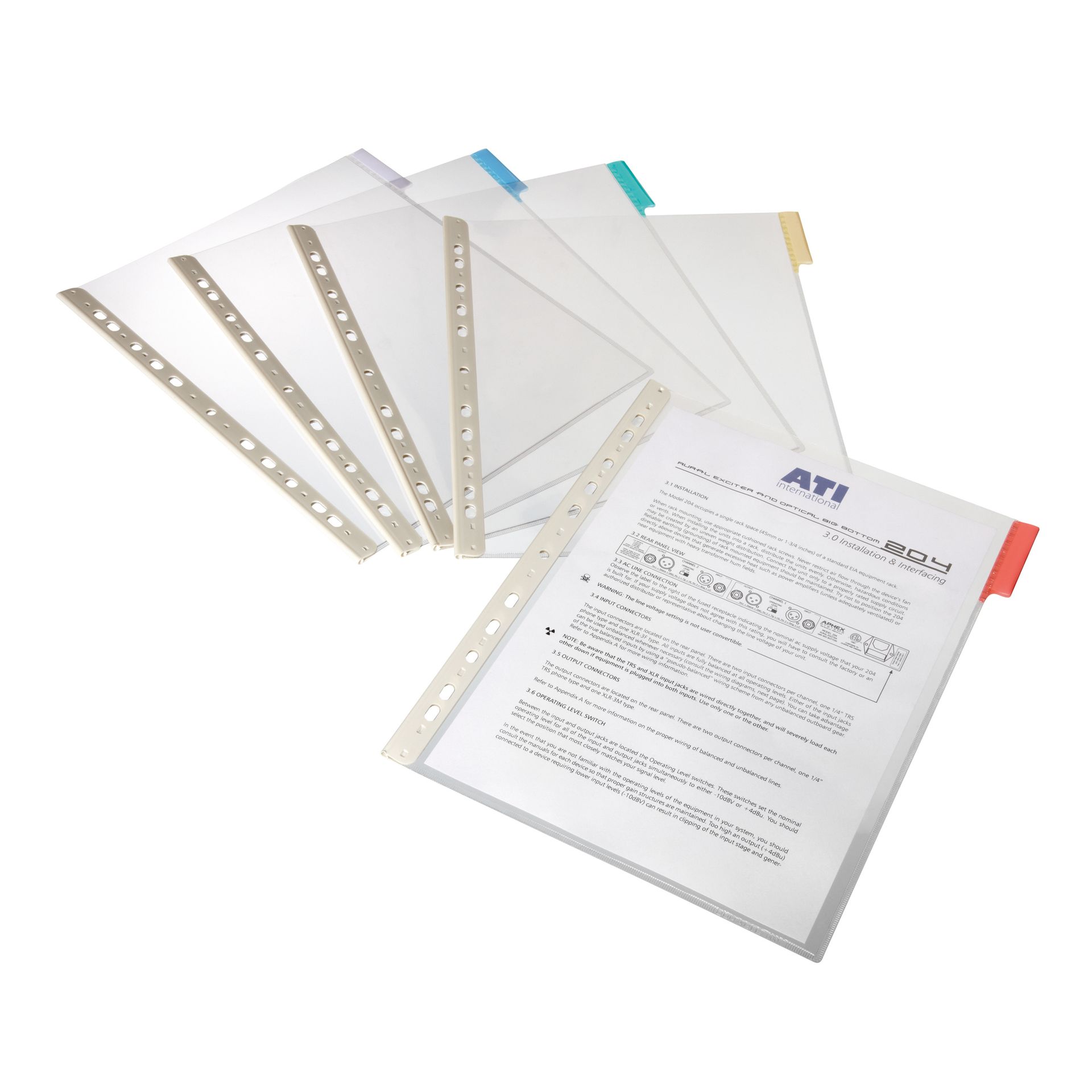 Sichttafel FUNCTION panel A4 blau 5 St./Pack.