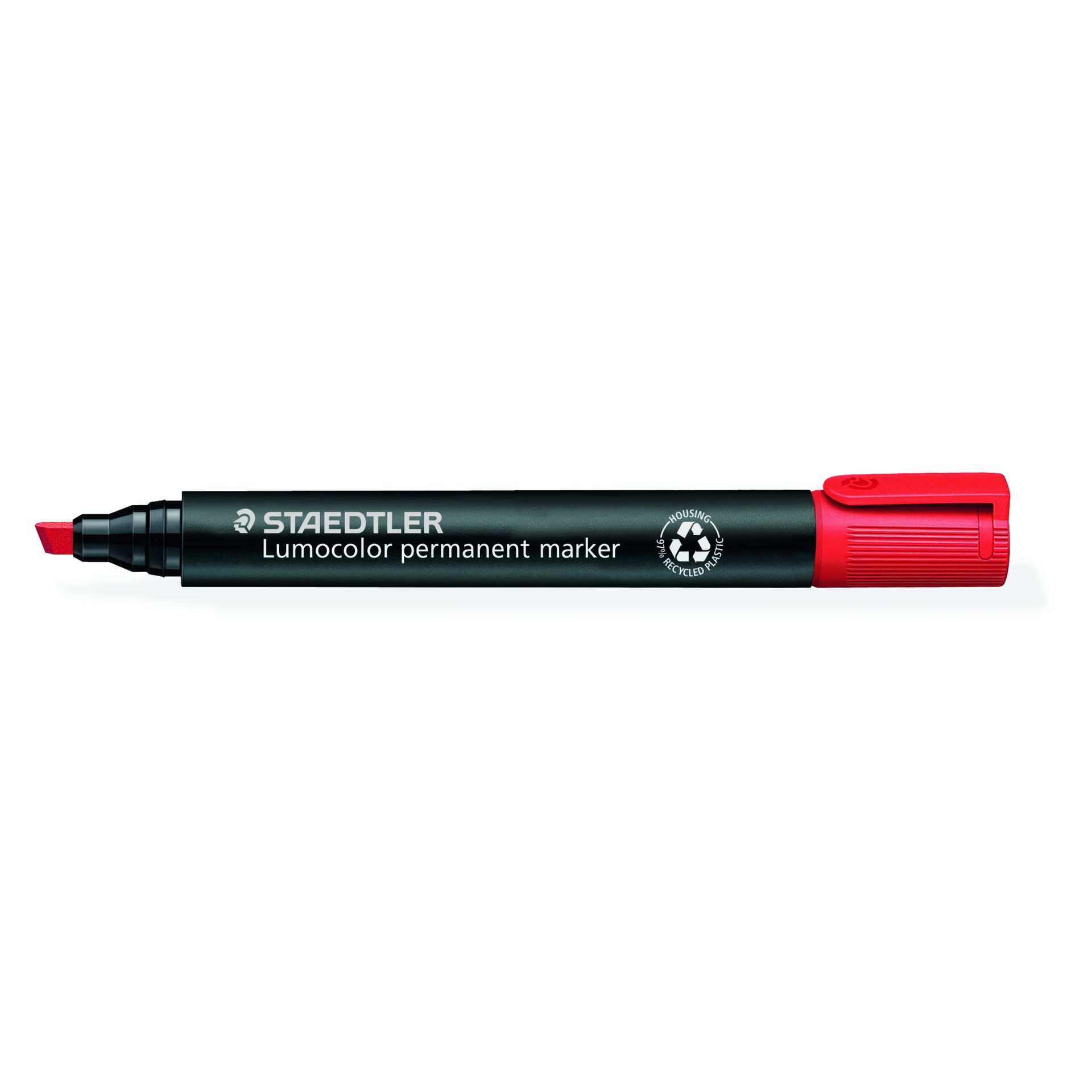 Permanentmarker Lumocolor 1-5mm Keilspitze rot