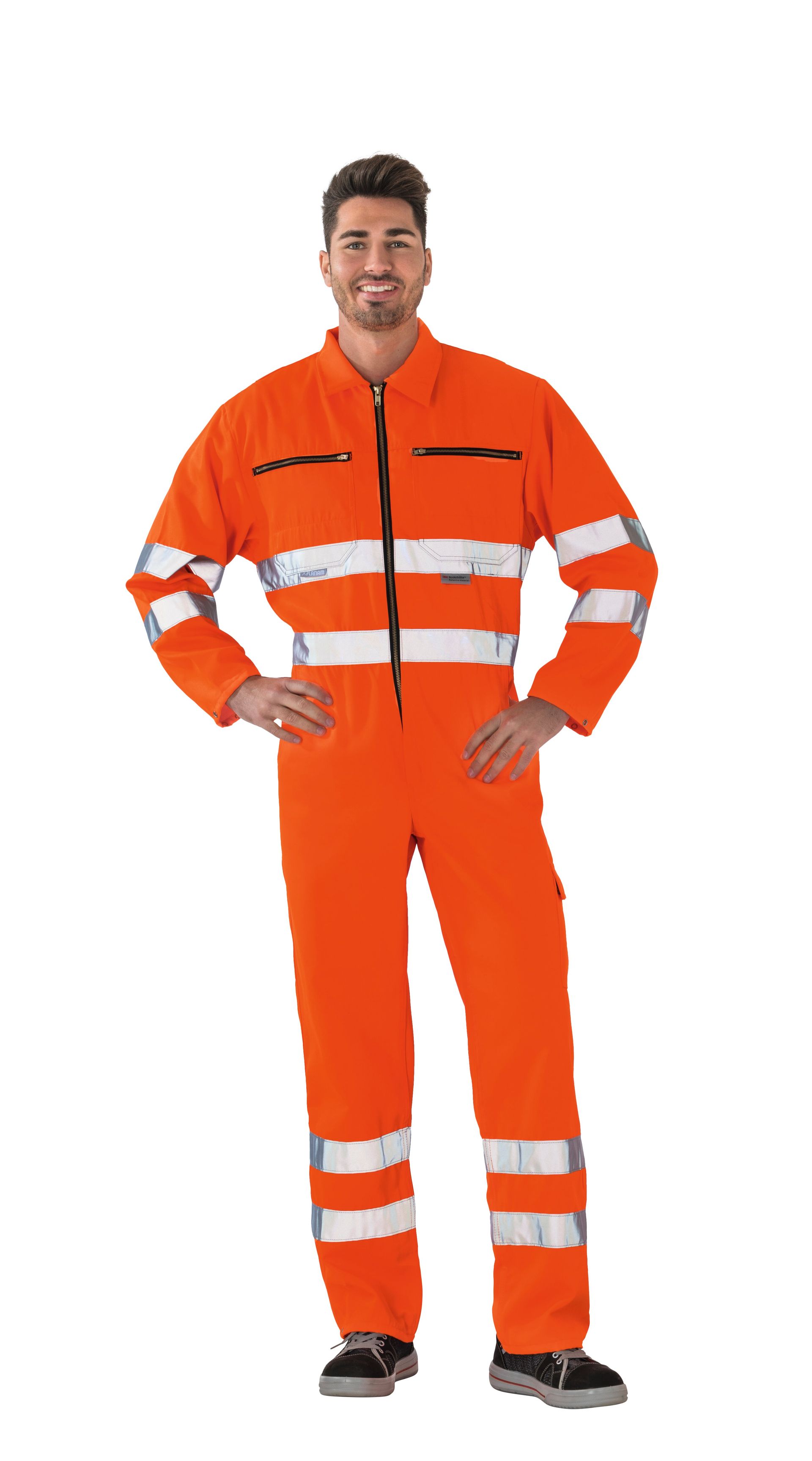 Planam Rallyekombi uni Warnschutz, Outdoor uni orange Gr. 24