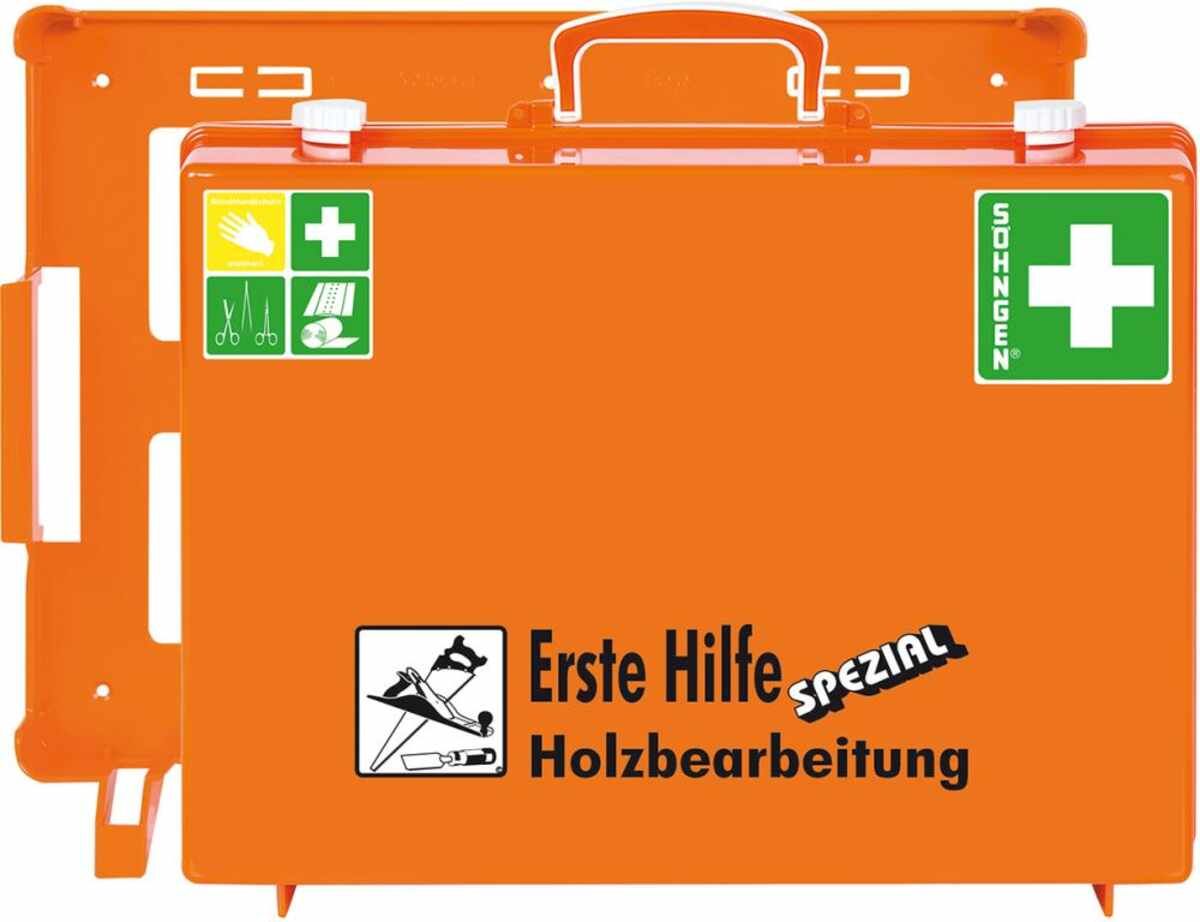 ErsteHilfe-Koffer MT-CD Holzbearbeitung, orange