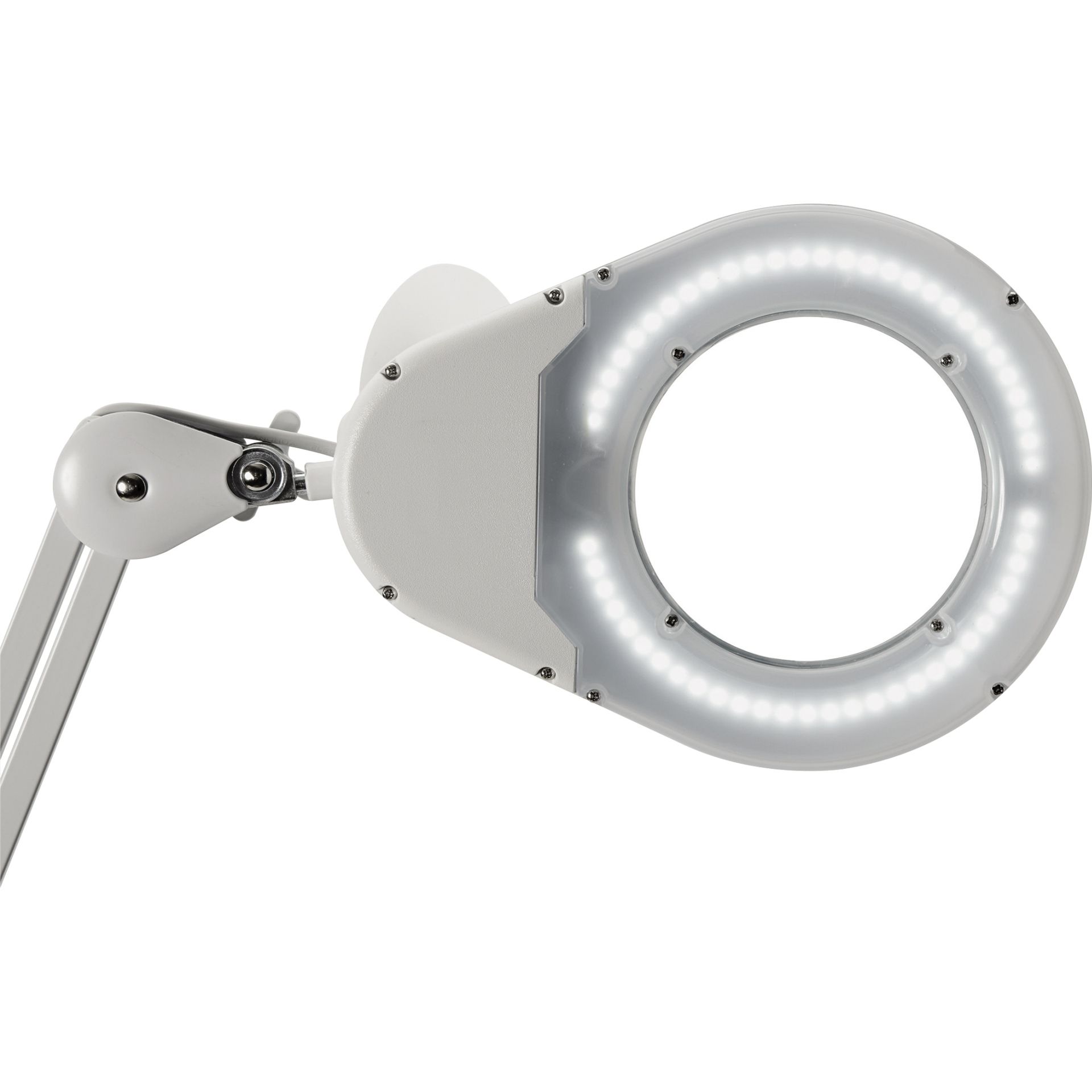 LED-Lupenleuchte  viso Klemmfuß ws
