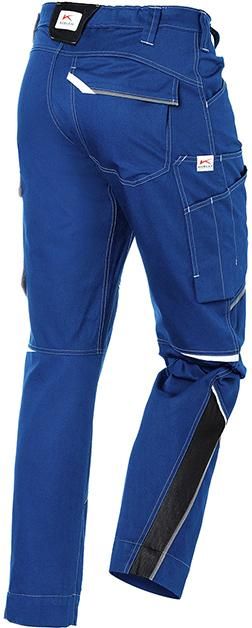 Hose ICONIQ, kornblumenblau/schwarz, Gr.40 Kübler