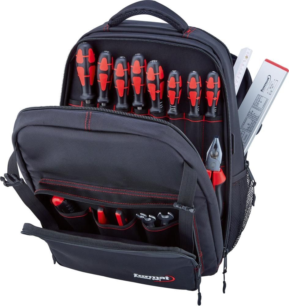 Werkzeugrucksack 350x180x450mm Nylon FORMAT