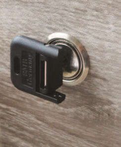 Zylinderkern, mit 1 Klappschl. + 1 Schlüssel, A002
