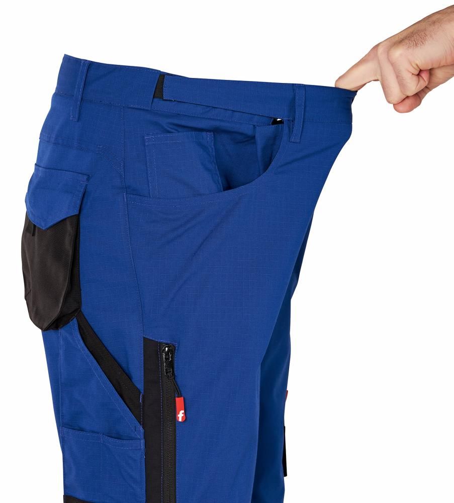 D-Cargohose Performance kornblau/schwarz Gr. 32 FORTIS
