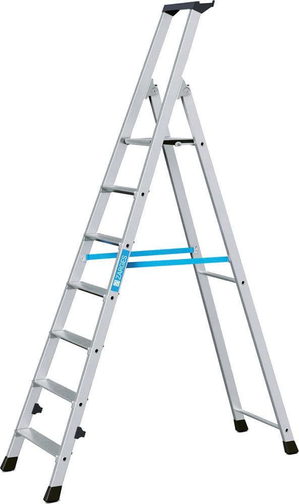 Stufenleiter Nova S 7 Stufen Plattformhöhe 1,48 m Arbeitshöhe 3,50 m ZARGES
