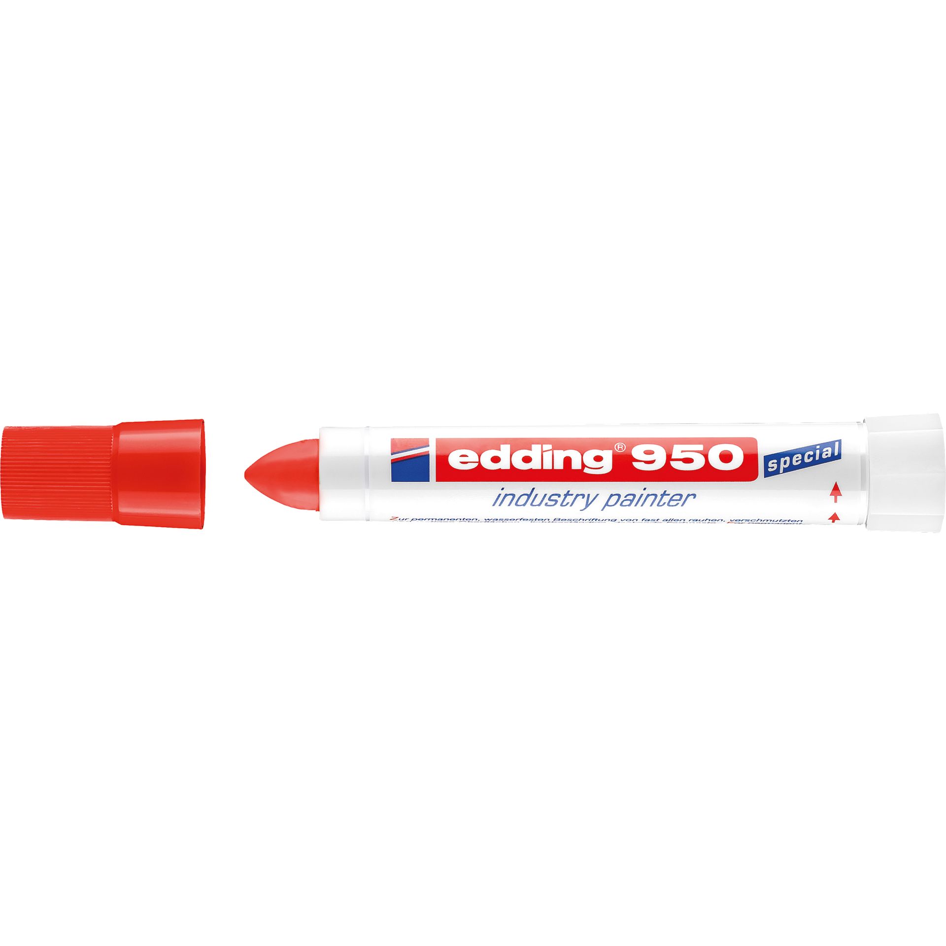 Industriemarker 950 10mm Pastenspitze rot