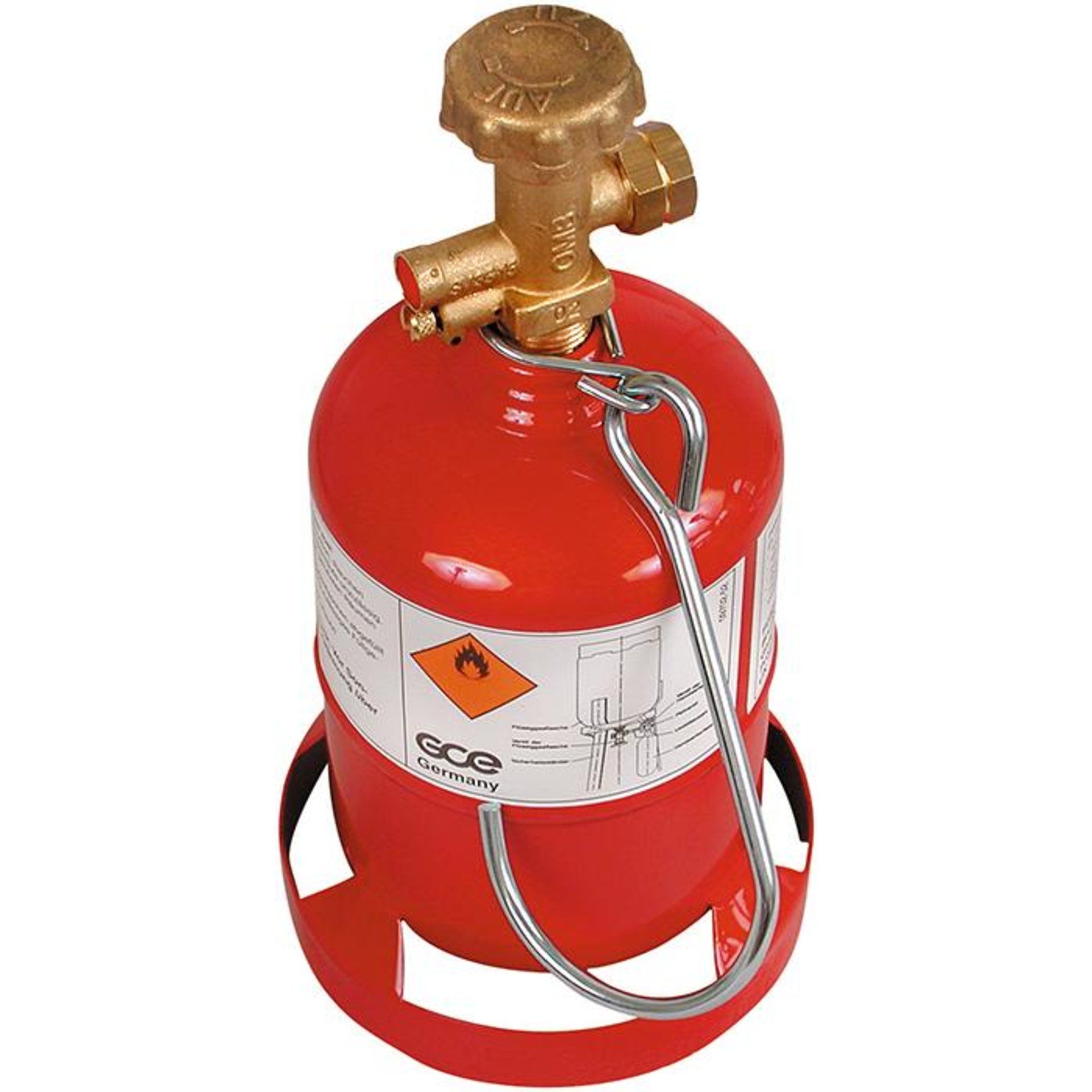 GCE Propan-Kleinstflasche 425 G. mit Standfuss