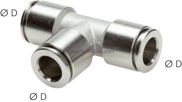 T-Steckanschluss 4mm, IQS-Edelstahl