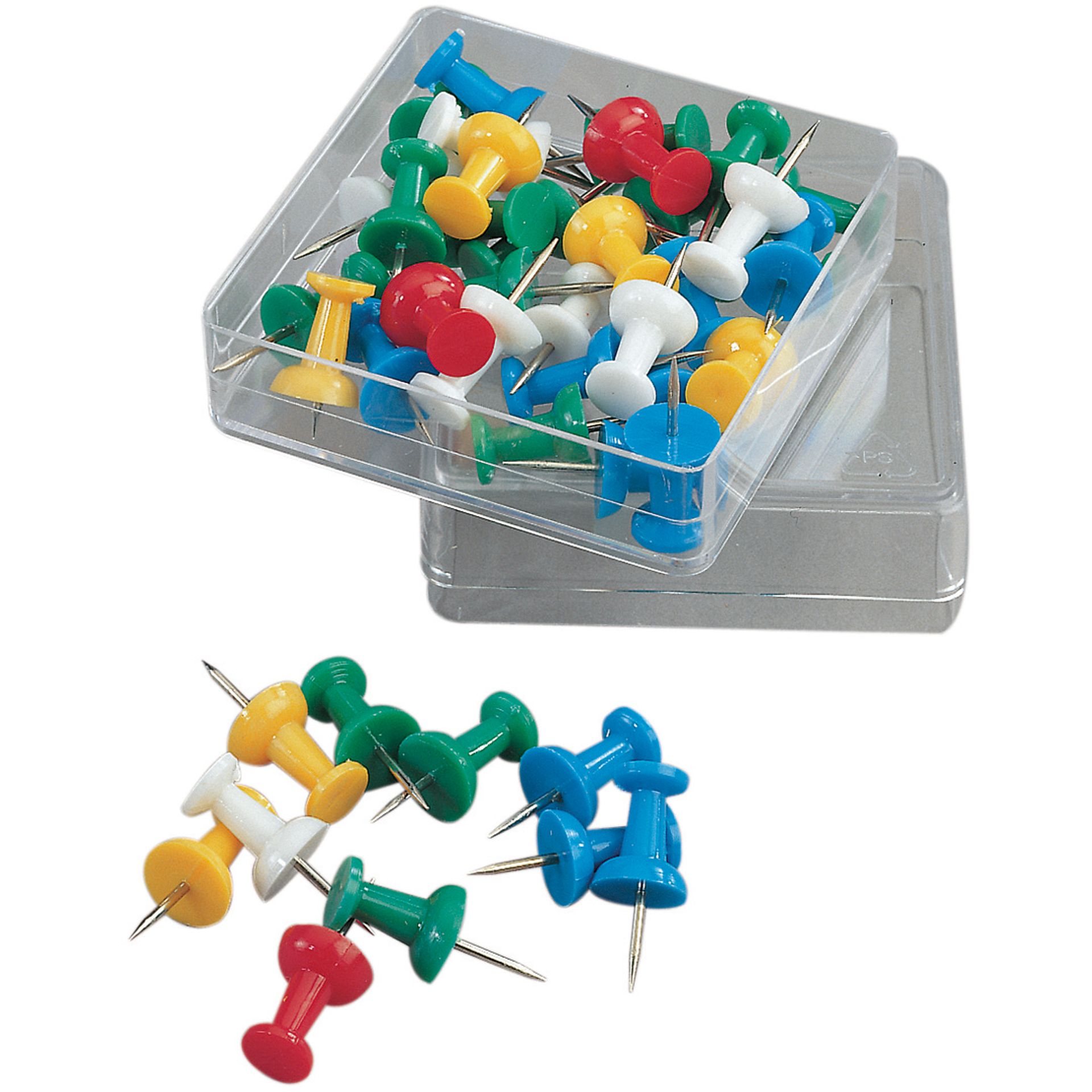 Pinnwandnadel 10mm farbig sortiert 20 St./Pack.