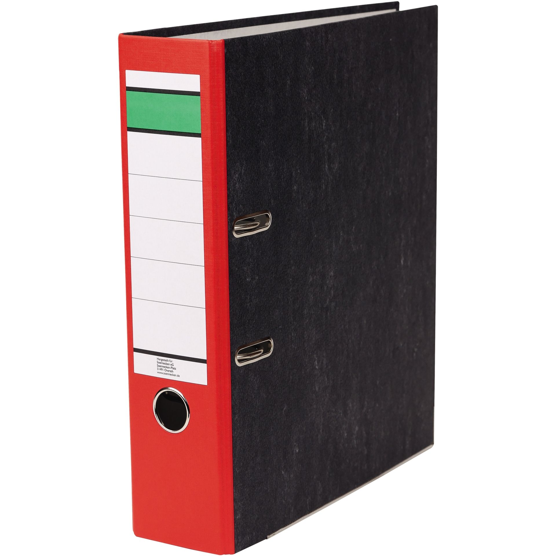 Ordner A4 80mm RC Pappe rot
