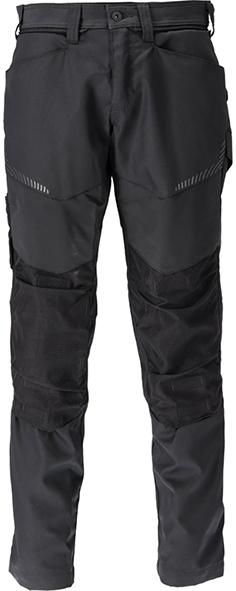 Hose mit Knietaschen, schwarz, 82C49