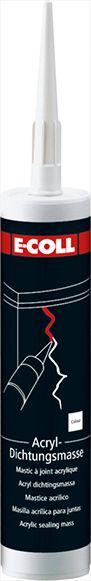 E-Coll Acryl 310ml Kartusche weiß