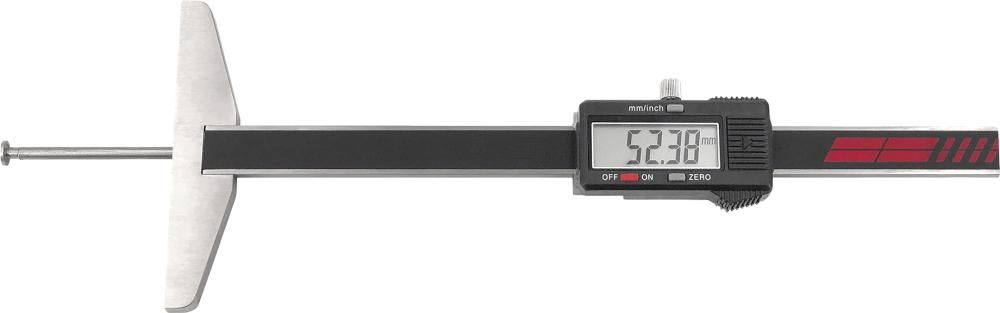 Dig.-Tiefenmessschieber 150mm, Tellermesseinsatz