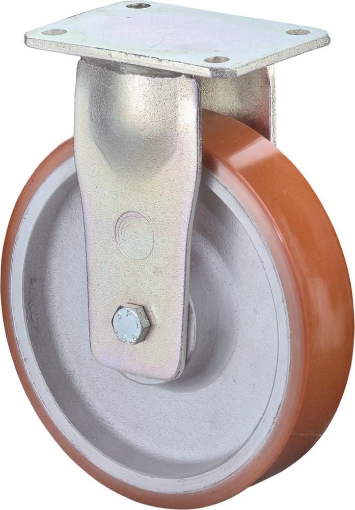 Bockrolle 80mm RR110.B15 Platte,Polyure Guss,KL RR110.C10.080 BS ROLLEN