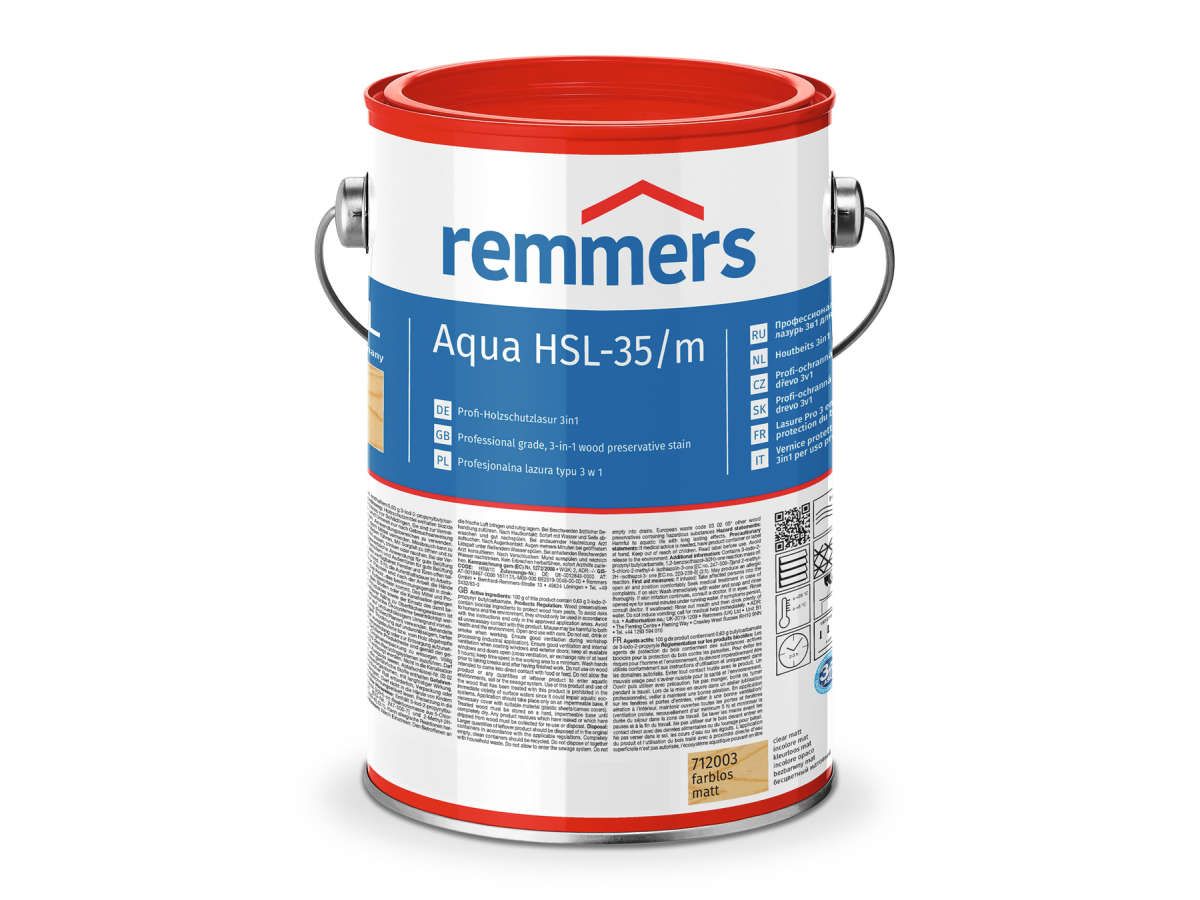 Aqua HSL-35/m-Profi-Holzschutz-Lasur 3in1 farblos 2.50 l