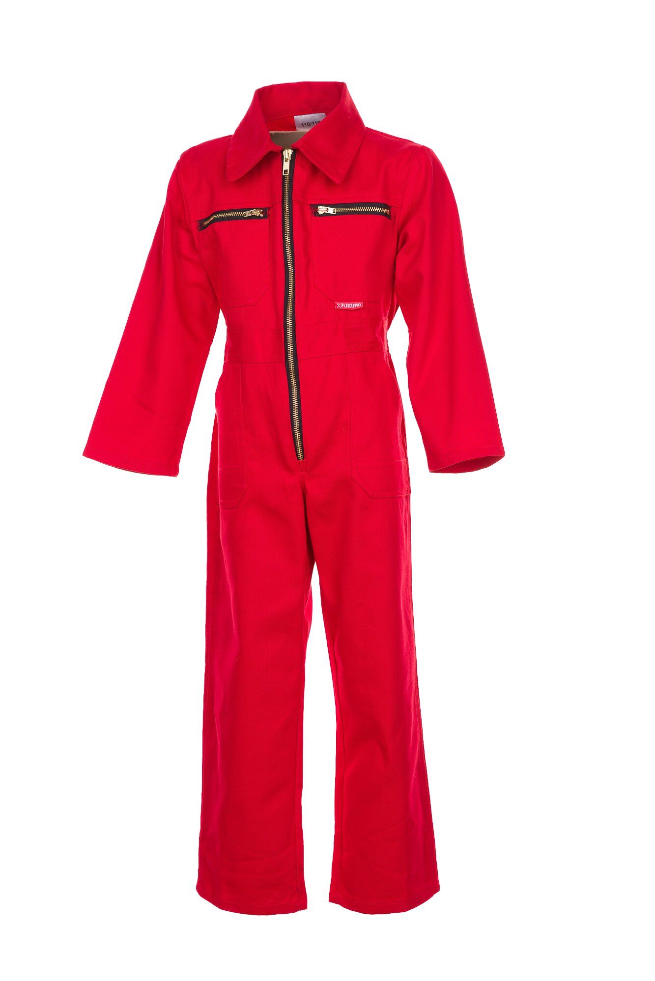 Planam Kids Rallyekombi BW 290, Kids mittelrot Gr. 110/116