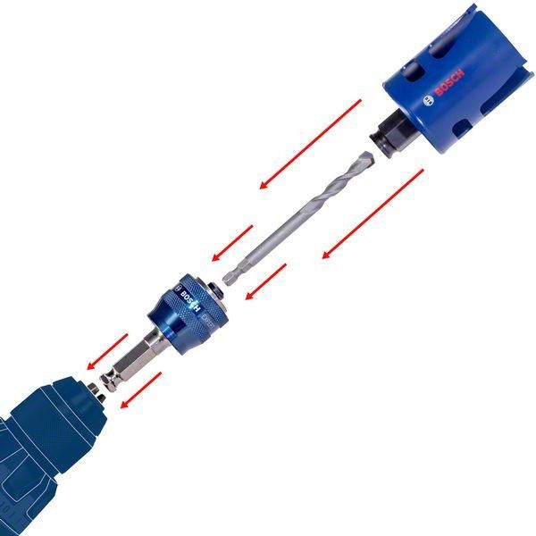 Bosch EXPERT Power Change Plus Adapter, 11 mm