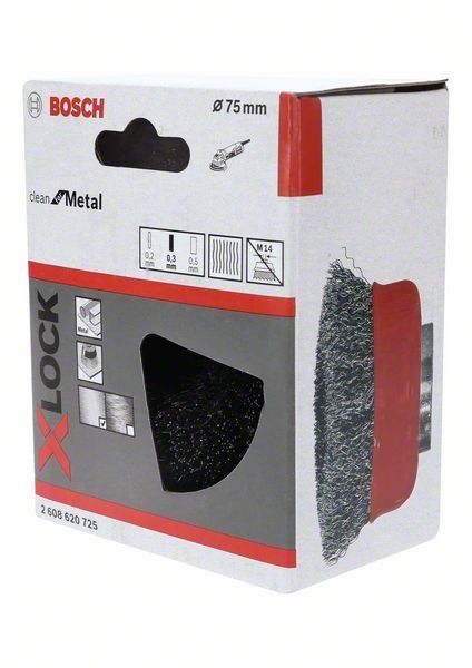 Bosch X-LOCK Topfbürste 75mm