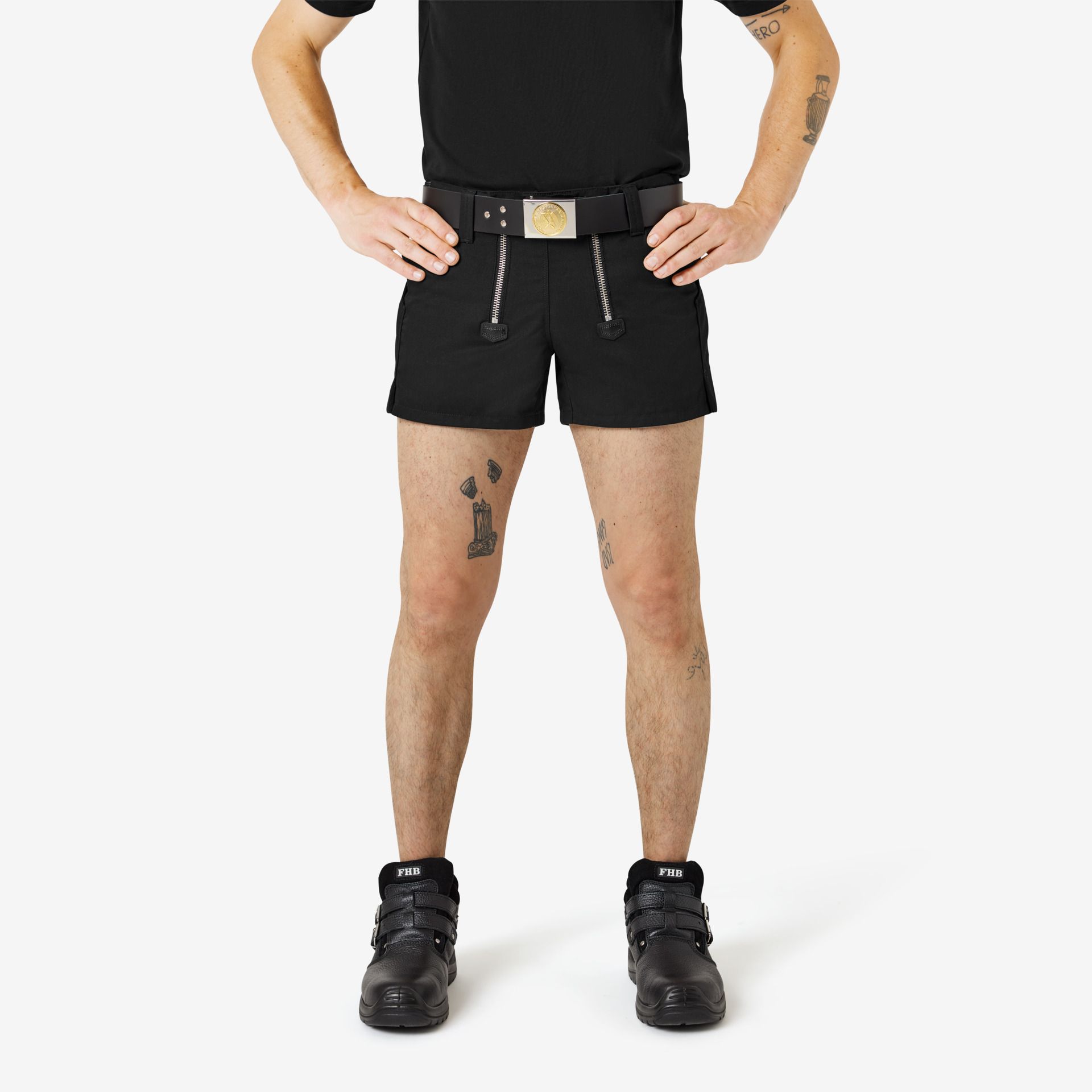 FHB Zunftshort MAIK schwarz - Gr. 60