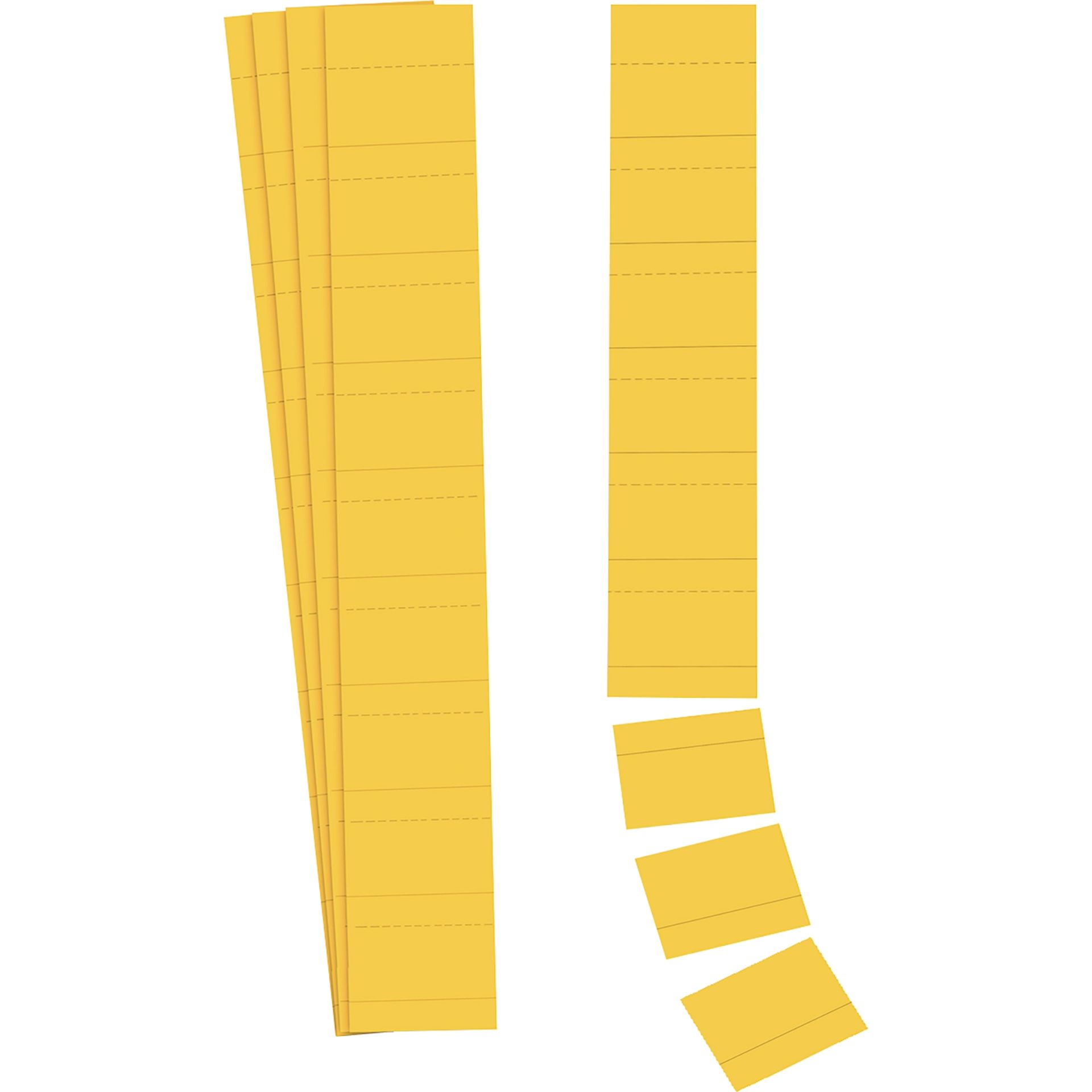 Einsteckkarte 60x32mm gelb 90 St./Pack.