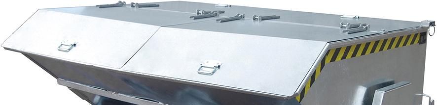 Deckel vzk 2-teilig f.Spänebehälter BK 2000 l
