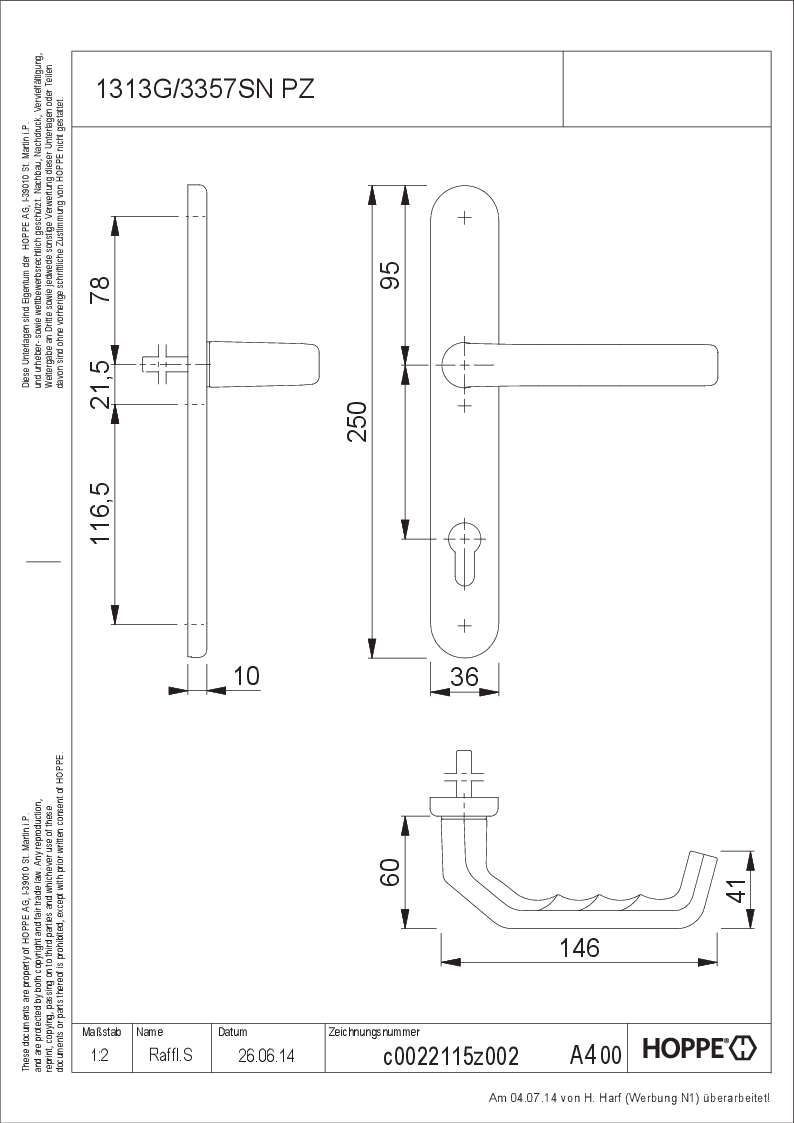 Hoppe/Schmalschild-Halbgrt.8/92mm F1