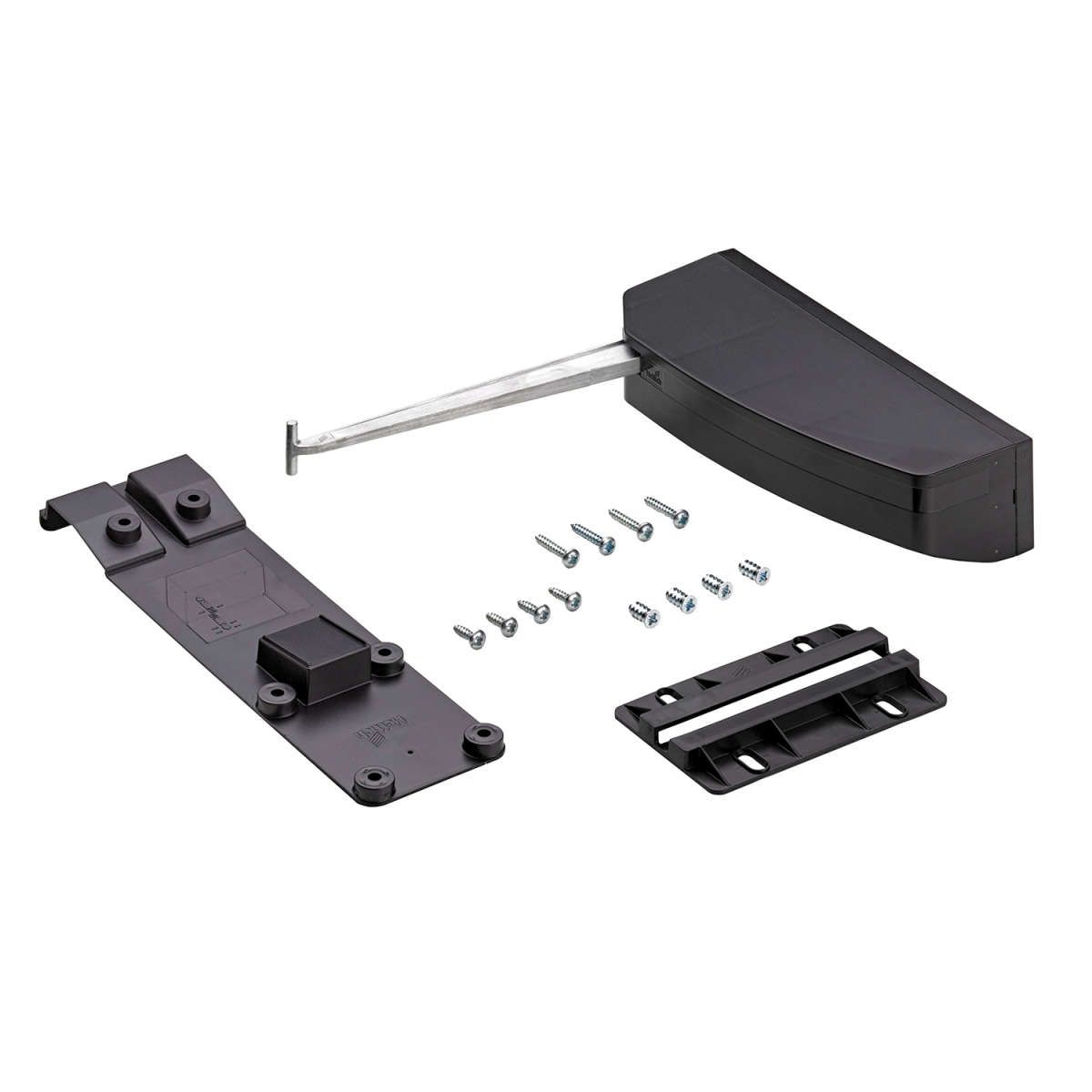 Basisset Push to move, mittel, schwarz, links