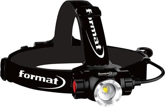 Kopflampe Akku 200/450/900Lumen FORMAT