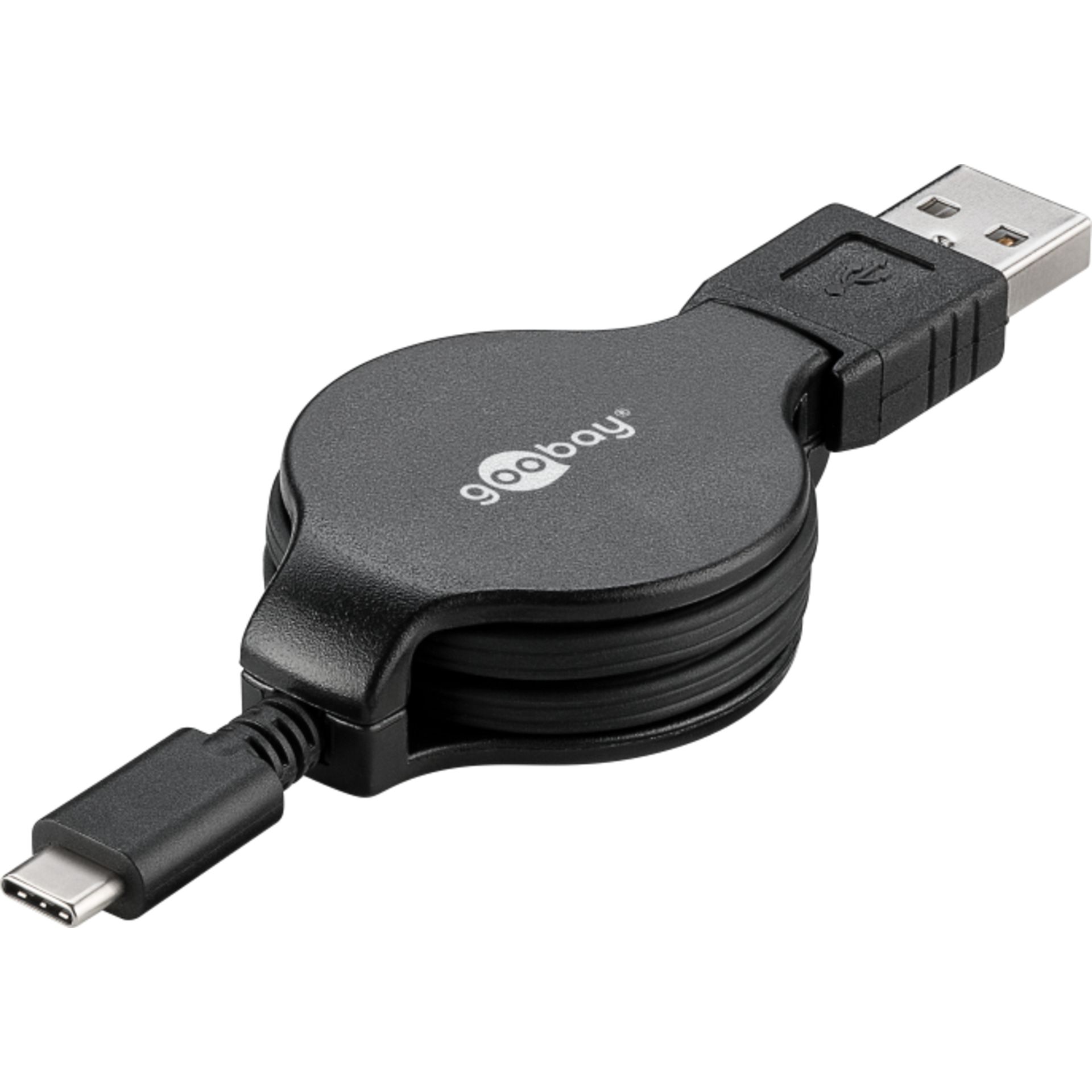 Kabel USB-C/A 1m ausziehbar