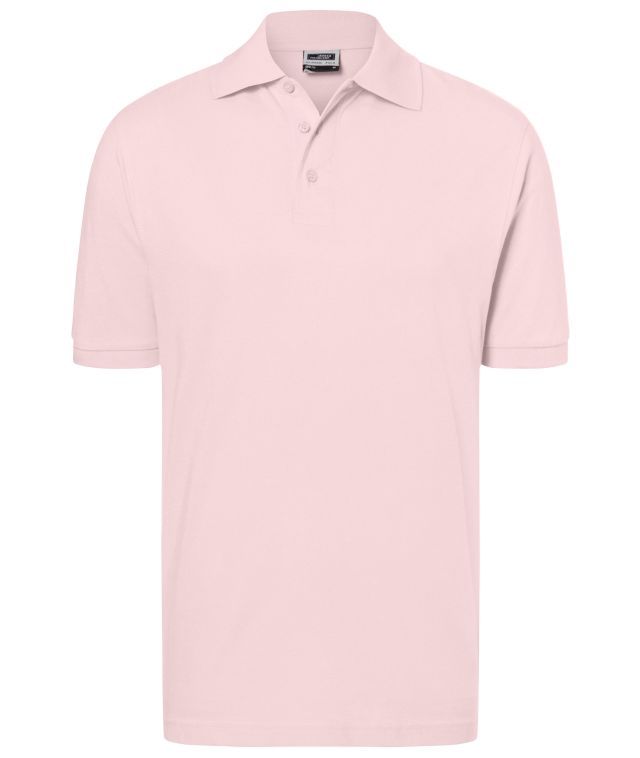 Classic Polo Hochwertiges Polohemd mit Armbündchen pink/rot, Gr. XL